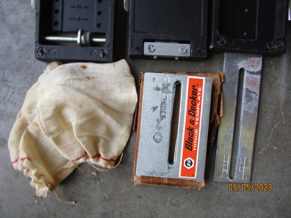 Black & Decker Hinge Butt Template Kit 57809 with Original Case