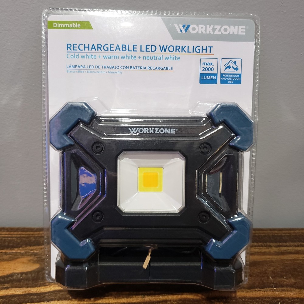 Workzone Rechargeable LED Worklight New