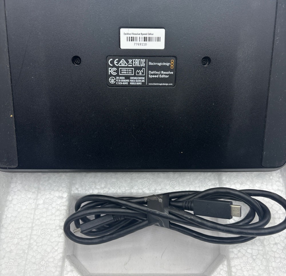 Speed Editor Blackmagic Design DaVinci Resolve No Studio license