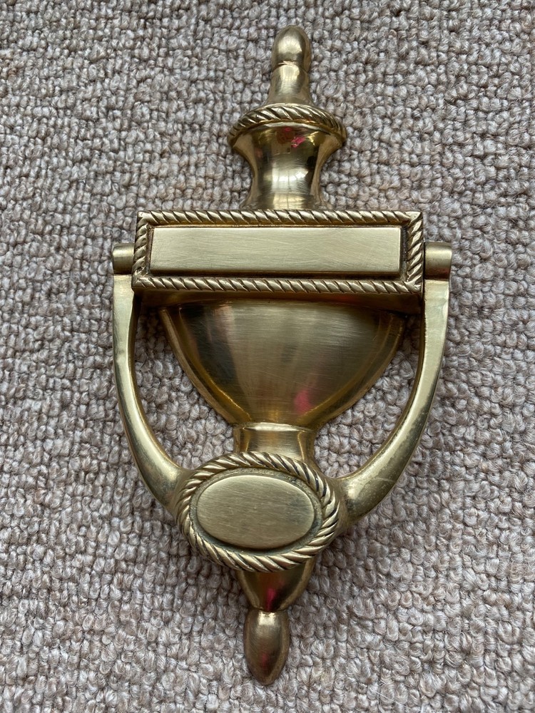 RECLAIMED BRASS DOOR KNOCKER
