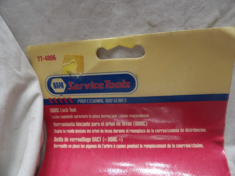 Napa Ser vice Tools DOHC Lock Tool #77-4006
