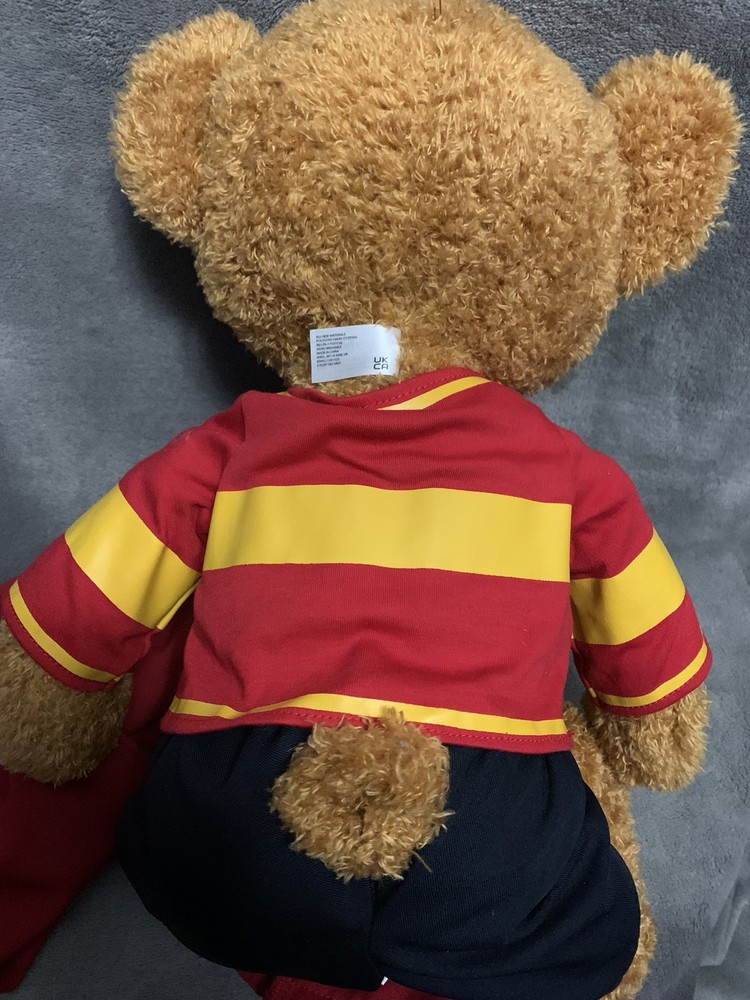 Universal Studios Exclusive Harry Potter Gryffindor Quidditch Teddy Bear Plush
