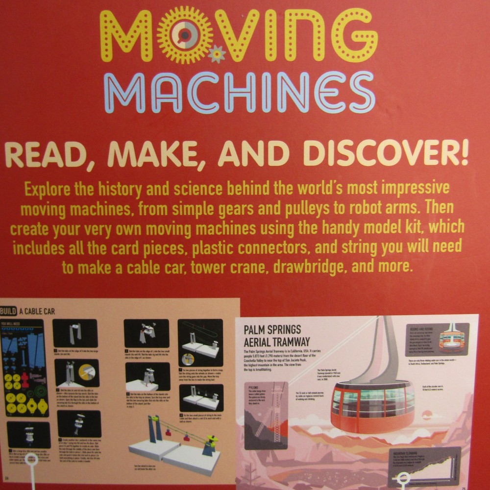QEB Publishing Moving Machines, Build 10 Models.