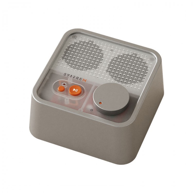 Syitren Silvery N100 Bluetooth Speaker for Syitren USB Type-C Support AUX Input