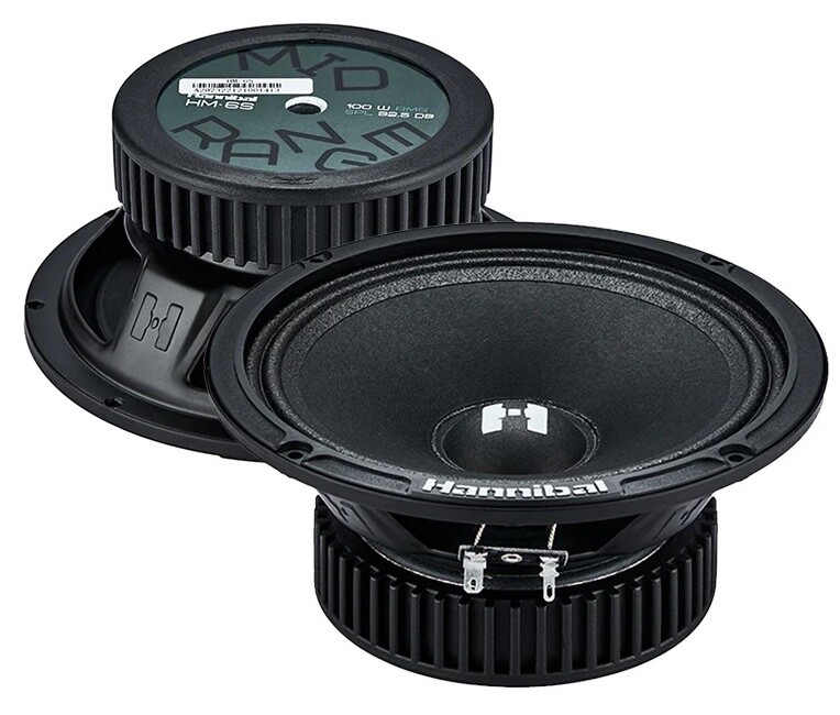 Deaf Bonce HANNIBAL HM-6S 6.5" 4-ohm Midrange Car Speakers
