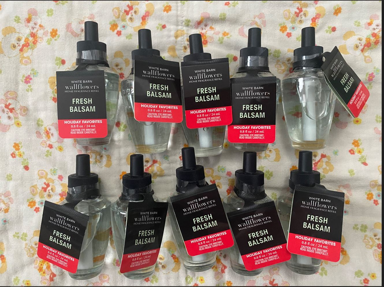 Lot of 10 Bath & Body Works Wallflower Refill Bulb