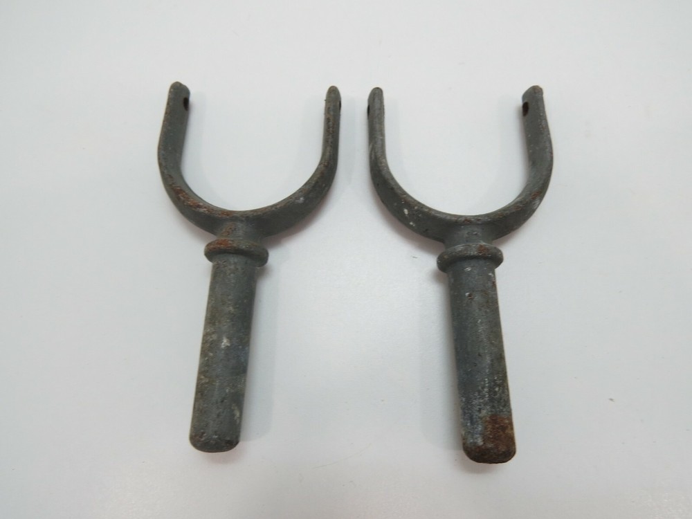 GALVANIZED PAIR 2+1/8 INCH  OAR LOCKS ROW BOAT (C2.5A97B)