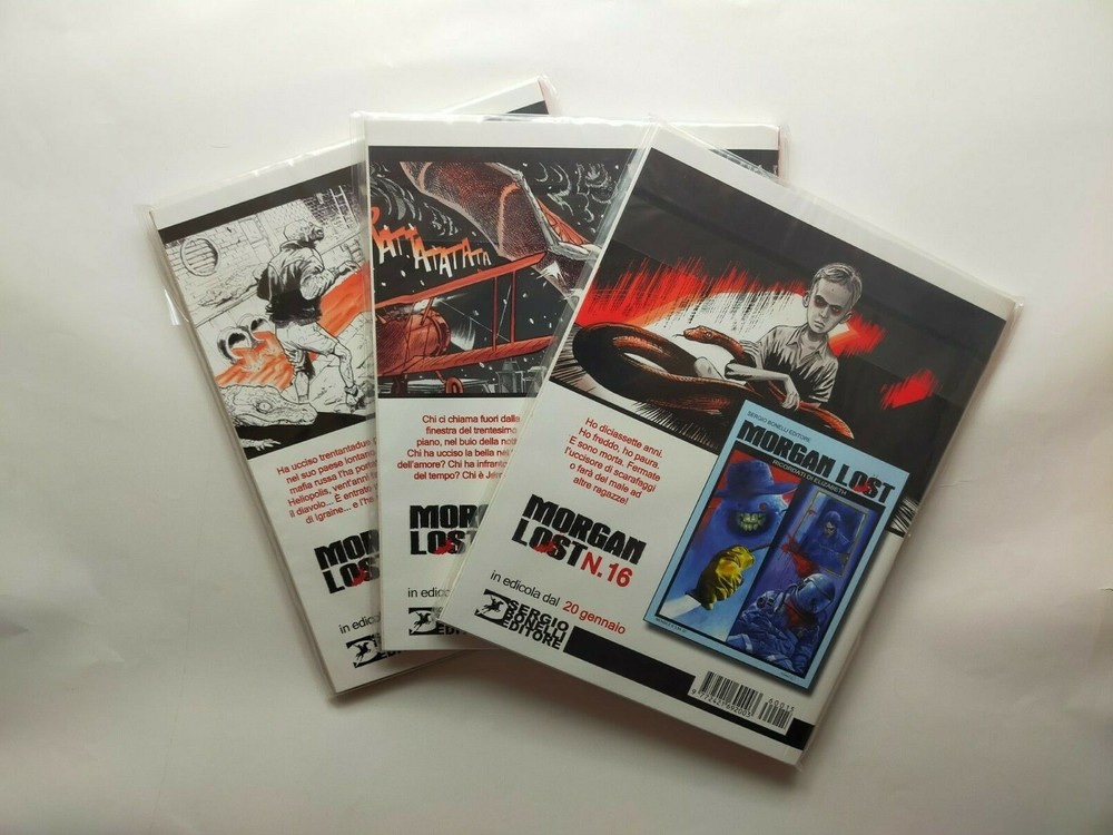 complete sequence series MORGAN LOST 1/17 ed.BONELLI