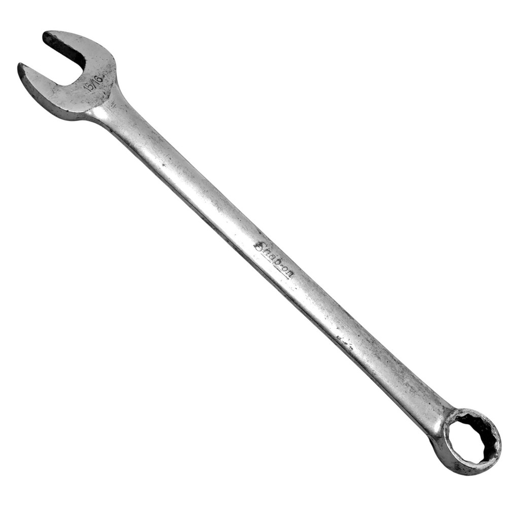 Snap-on Combination Wrench - 15/16" Open End, 12 Point Box End - OEX30 USA