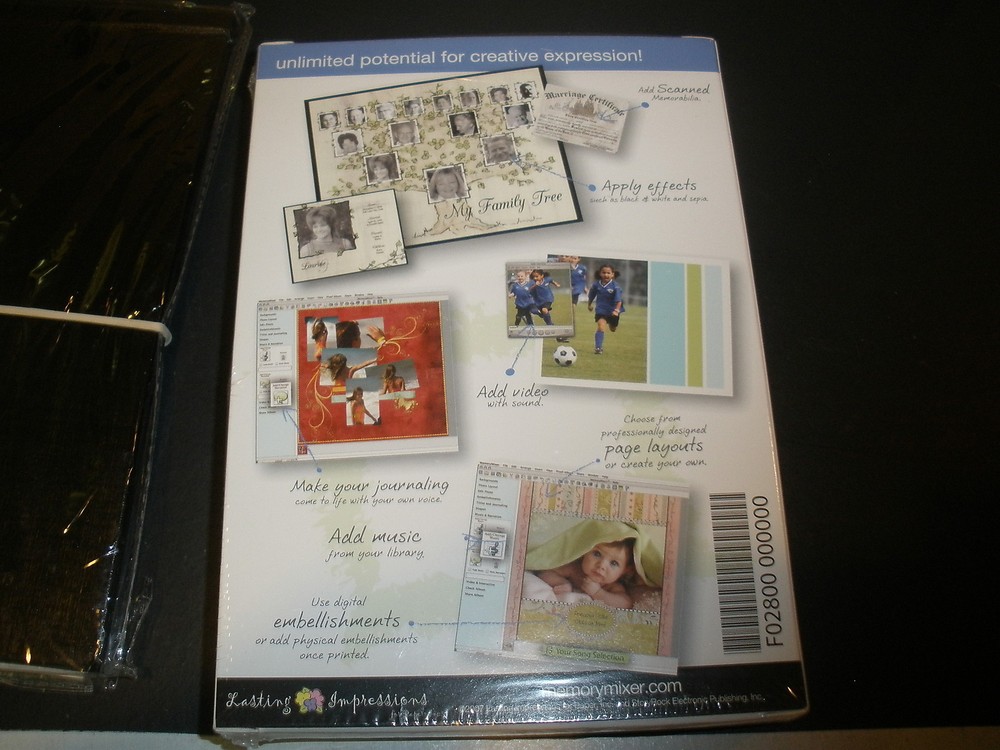 NEW Memory Mixer Digital Scrapbook Software & NEW book