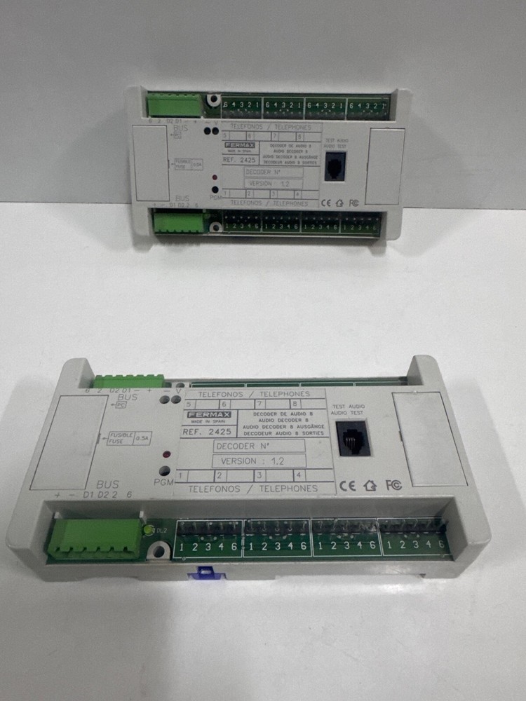 LOT OF 2 PCs FERMAX 2425 AUDIO DECODER