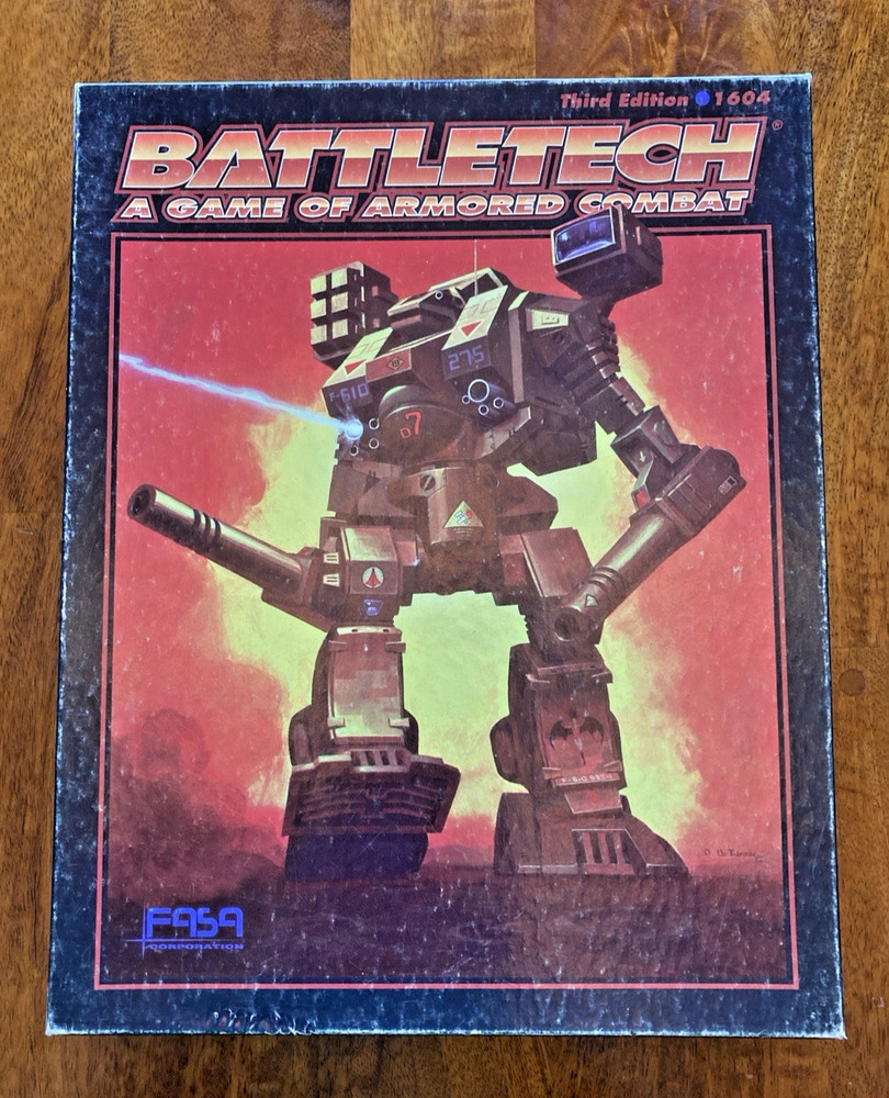 BATTLETECH Third Edition 1604 Box Set Complete w/Miniatures Maps Record Sheets