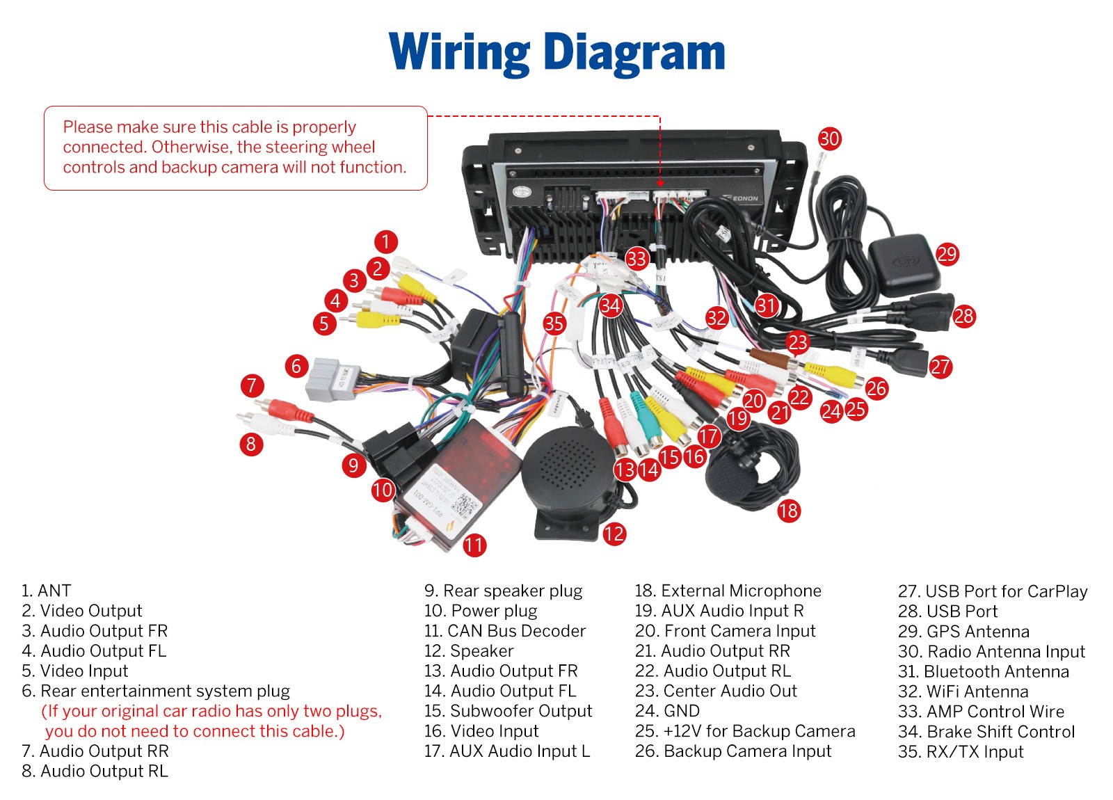 GMX7 8"Android for Chevy Silverado Sierra 2007-13 Car Radio Stereo Apple CarPlay