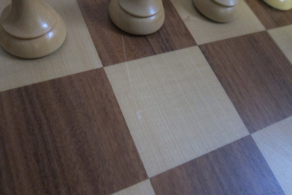 Large Chess Set Complete Weighted Wood Chessmen with Board