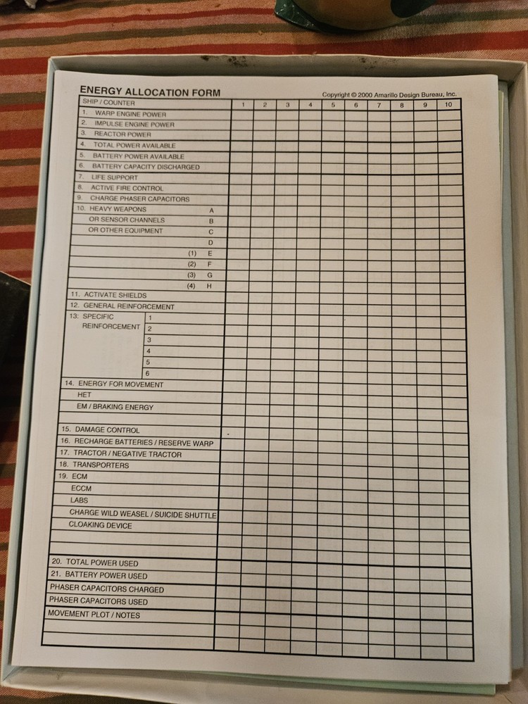 Star Fleet Battles:captains Edition Basic Set