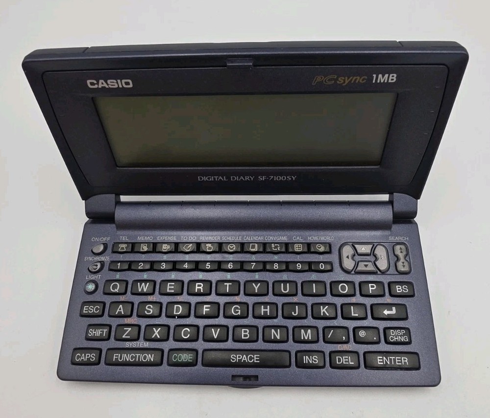 Casio Digital Diary SF-7100SY Plus~1MB~ PC SYNC