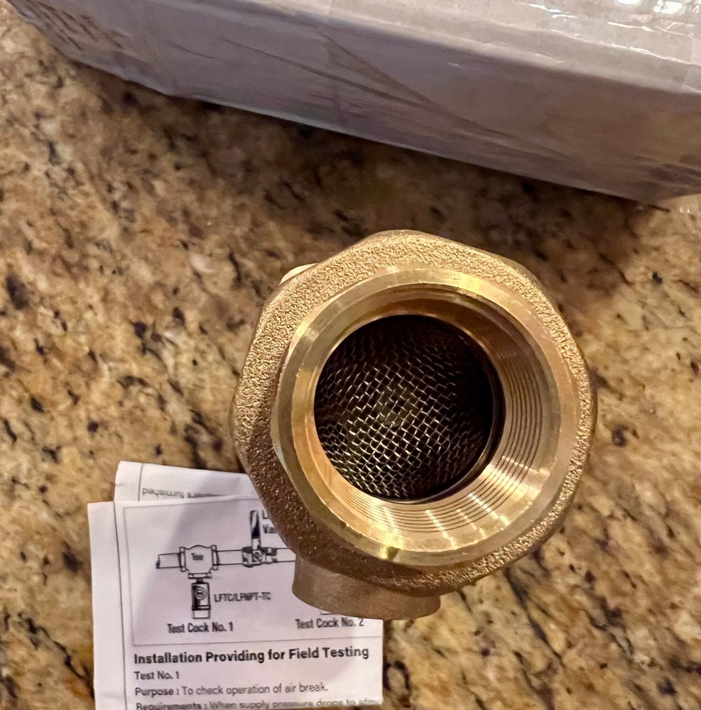 backflow preventer dual