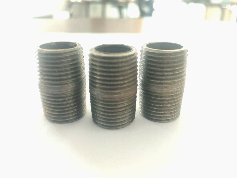 3/8 x1" Black Nipple (3 pack)