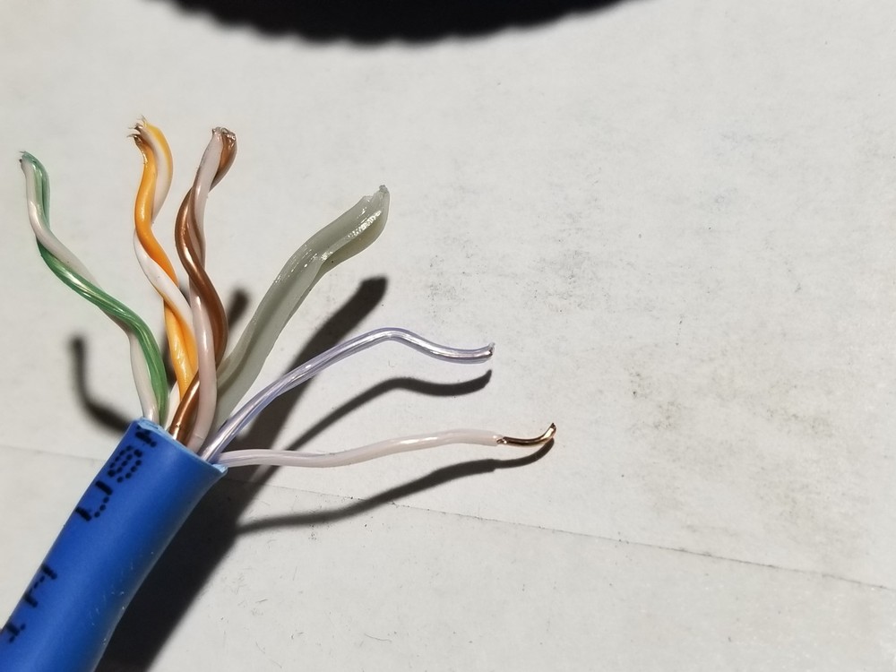 Commscope CS37P 23/4P Cat6 U/UTP WebTrak Plenum Network Cable CMP Blue /100ft