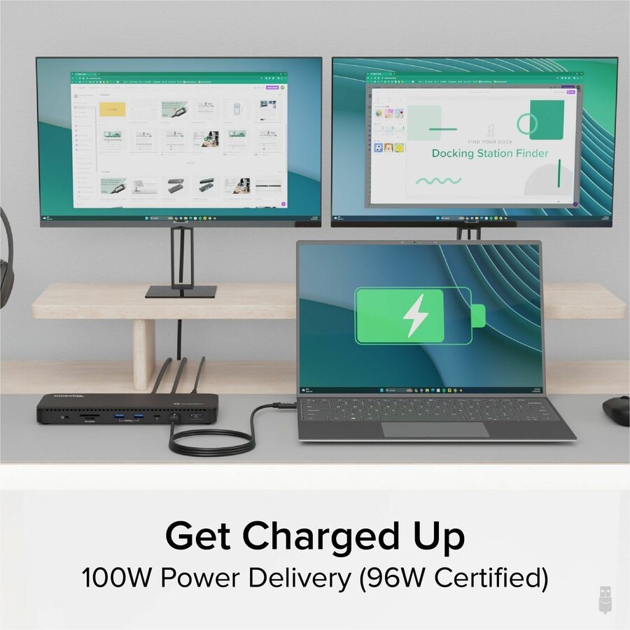 Plugable TBT4-UD5 Thunderbolt 4 Dock 100W Charging