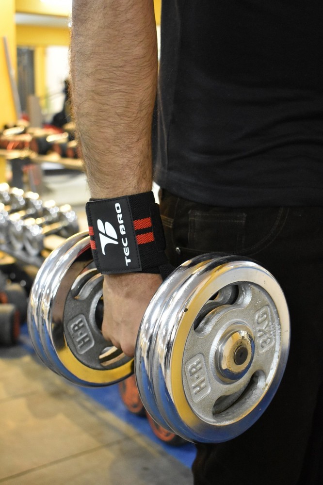 Tecbro Weight Lifting Wrist Wraps Premium Quality Extra Strength Wrist Support