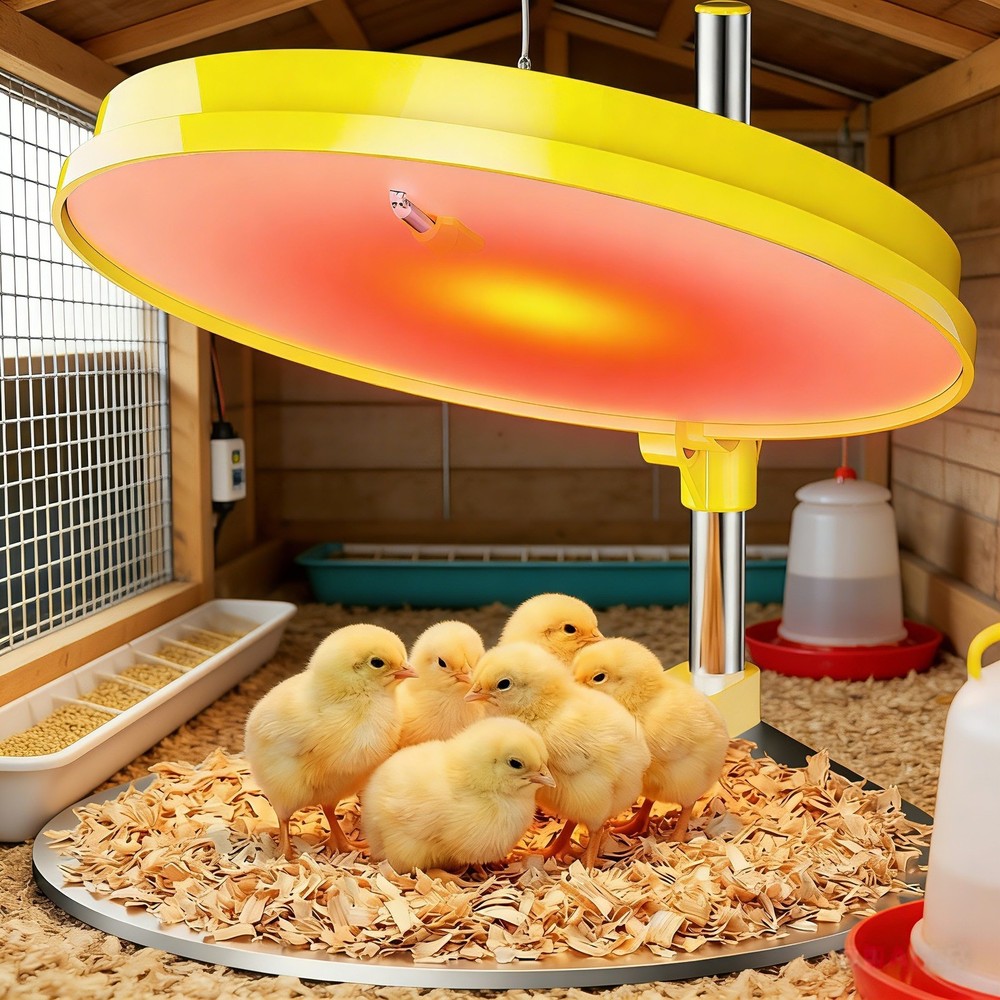 45W Chick Brooder Heating Plate Brooder Heater for Chicks with Adjustable Height