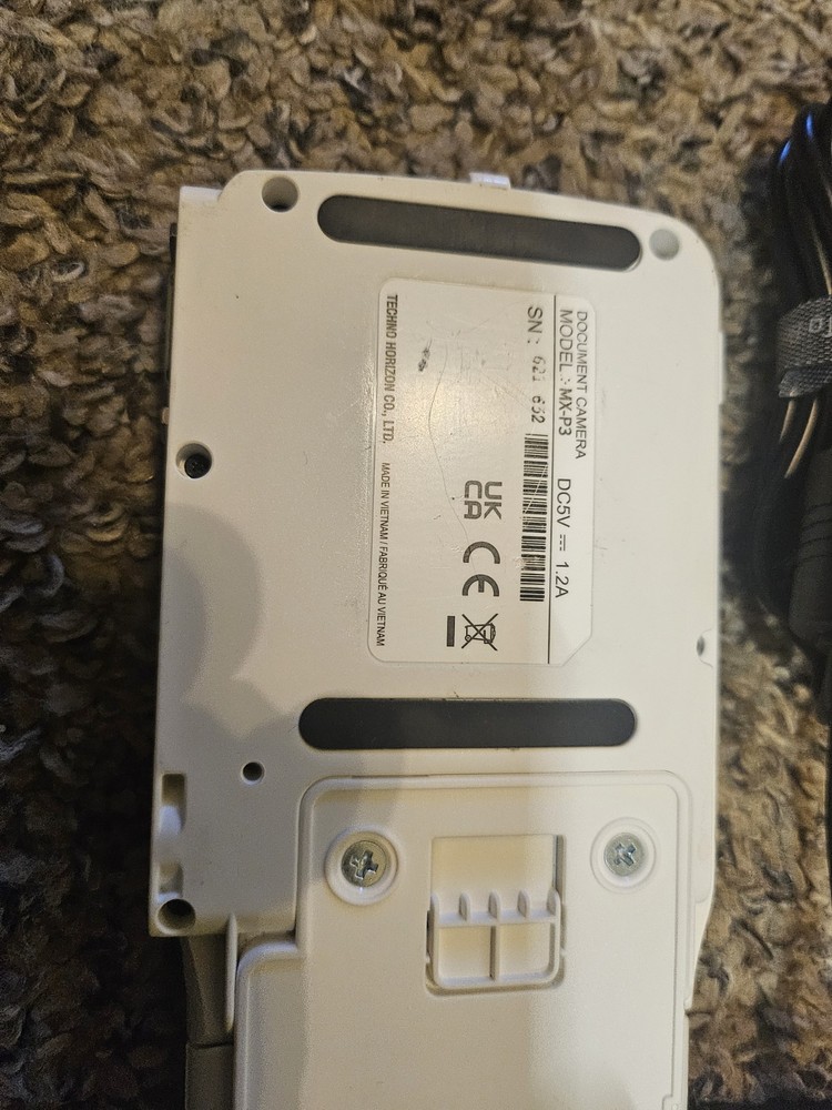 Elmo MX-P3 4K Visual Presenter Document Camera w/ AC Adapter barely used