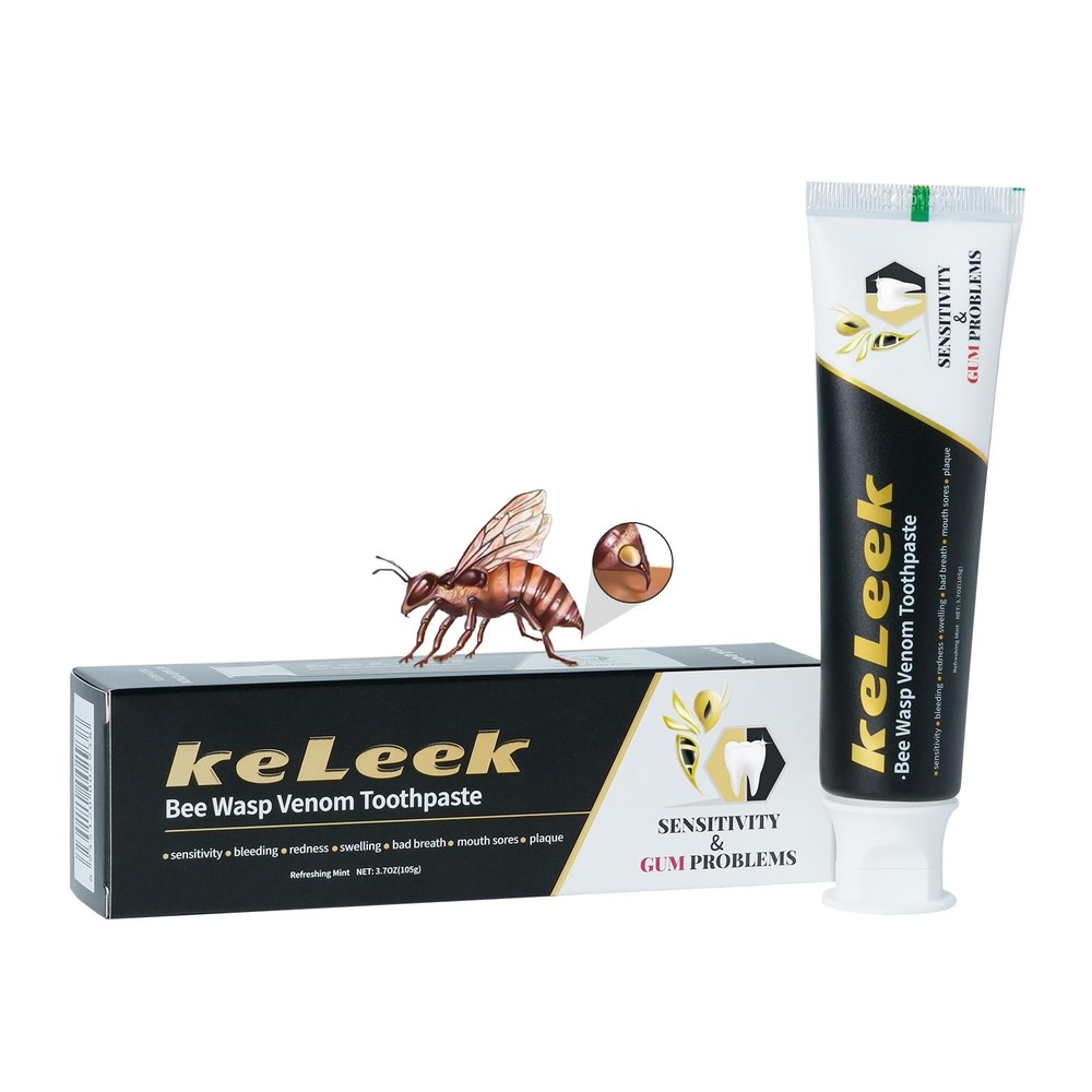 Bee Wasp Venom Toothpaste for Sensitivity and Gums Problems Oral Care, Rednes...