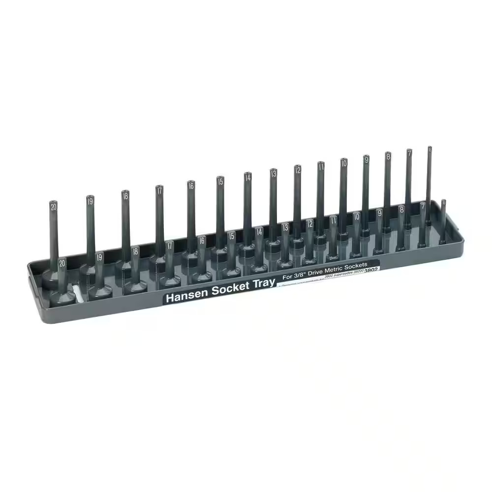 3/8 In. Drive Metric Socket Tray