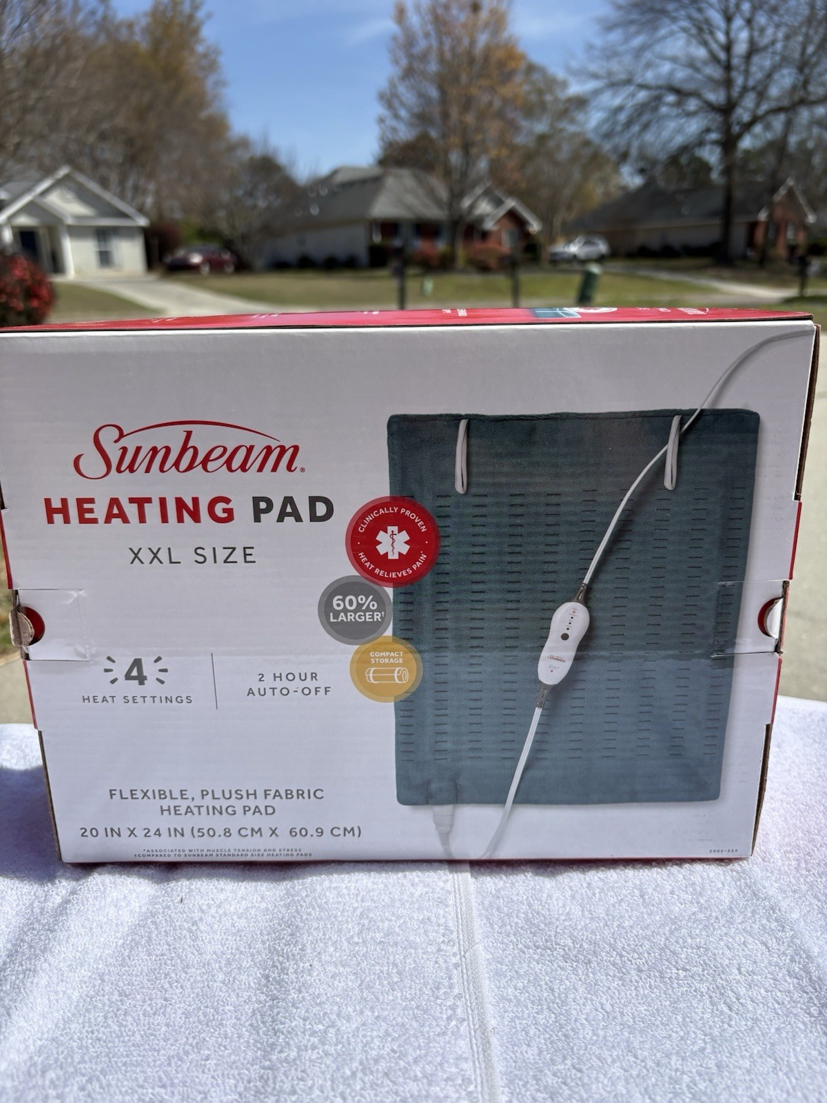 Sunbeam XXL Heating Pad - 20x24