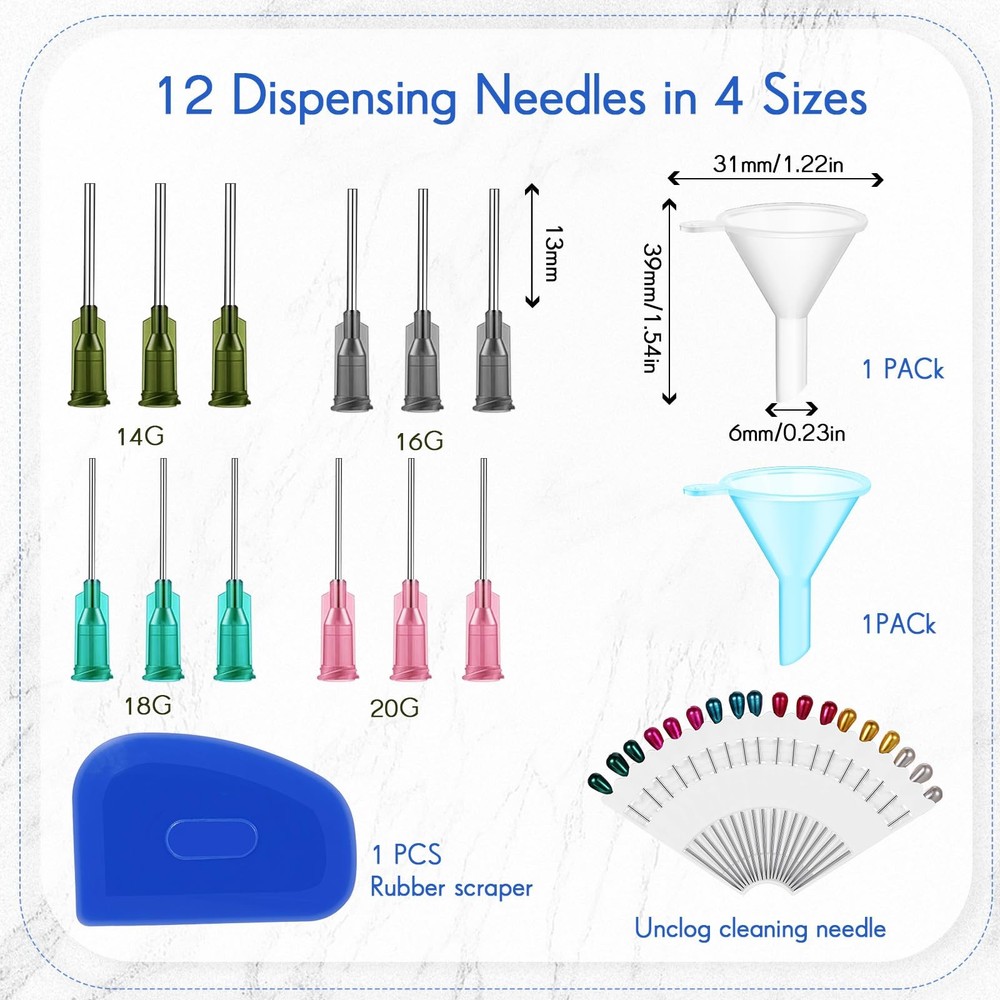 34 Pcs Pottery Tools Supplies Ceramic Precision Applicator Slip Trailing Bott...