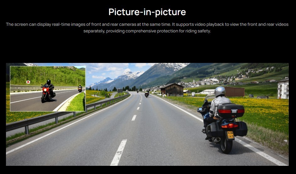 SJCAM RD10 Motorcycle Dash Camera