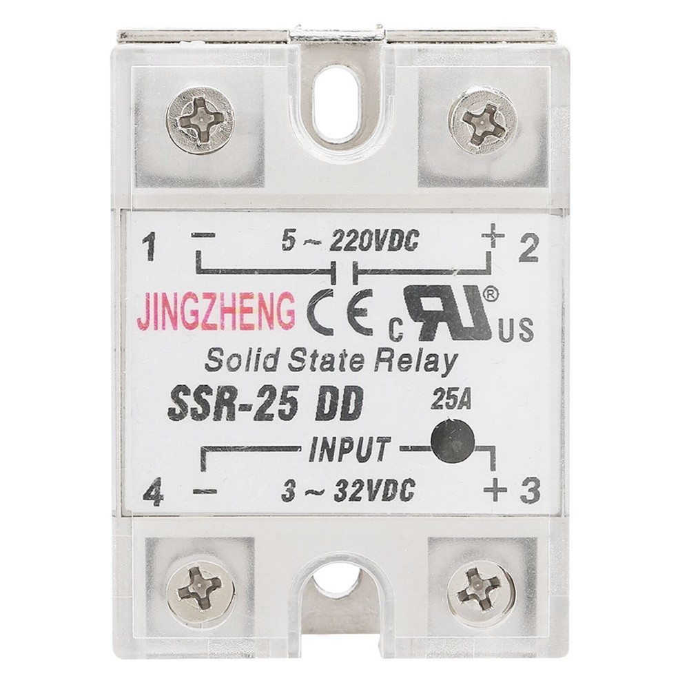 SSR-25 DD 25A 5-220VDC Solid State Relay For Industrial Automation Process
