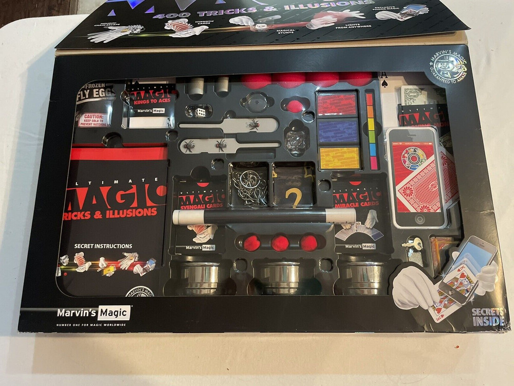Marvin's Magic Ultimate Magic Set 400 Tricks & Illusions NIB