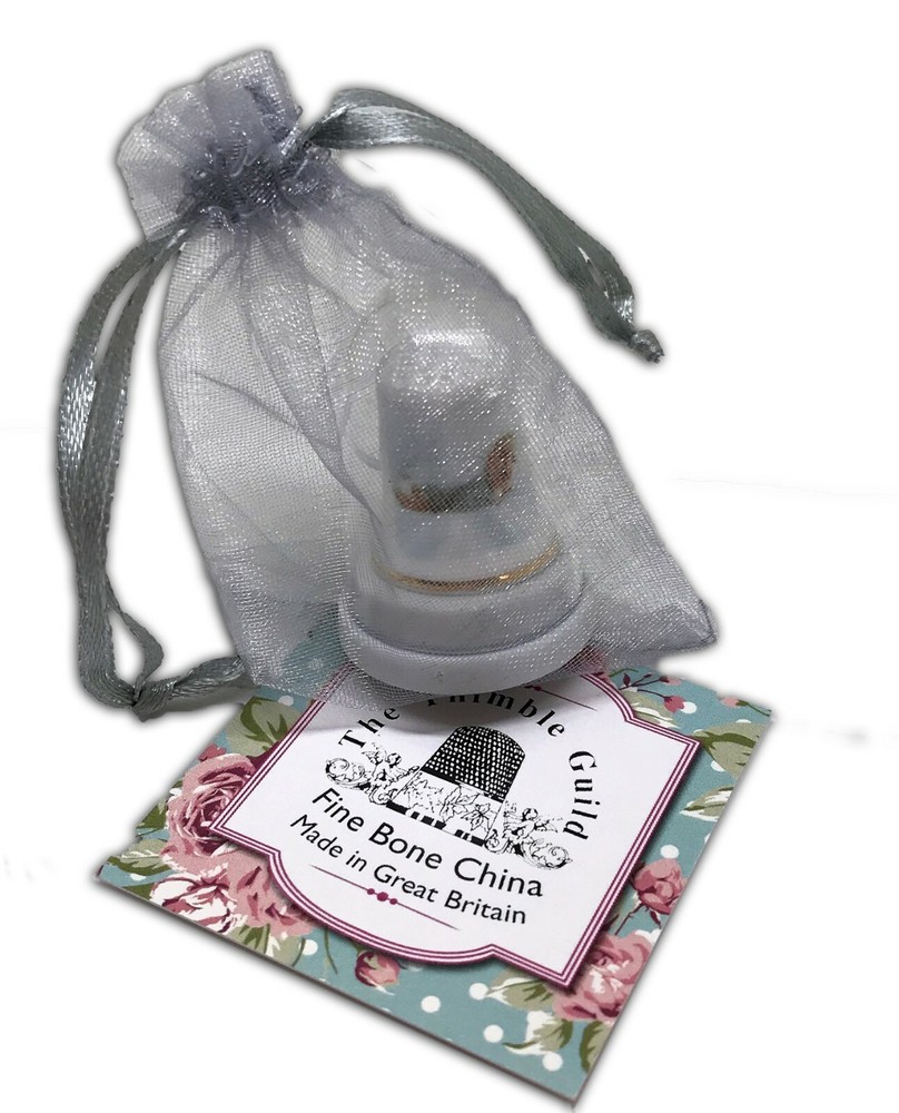 BN Personalised Daffodil Thimble, Fine Bone China Thimble, China Thimble