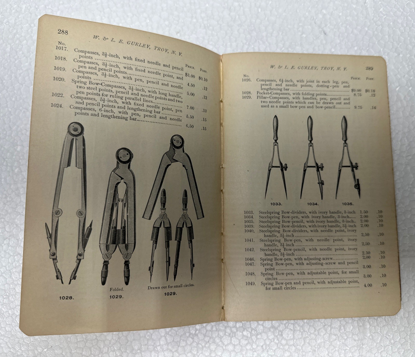 1905 Gurley’s Manual of American Engineers’ and Surveyors’ Instruments 38th Ed.