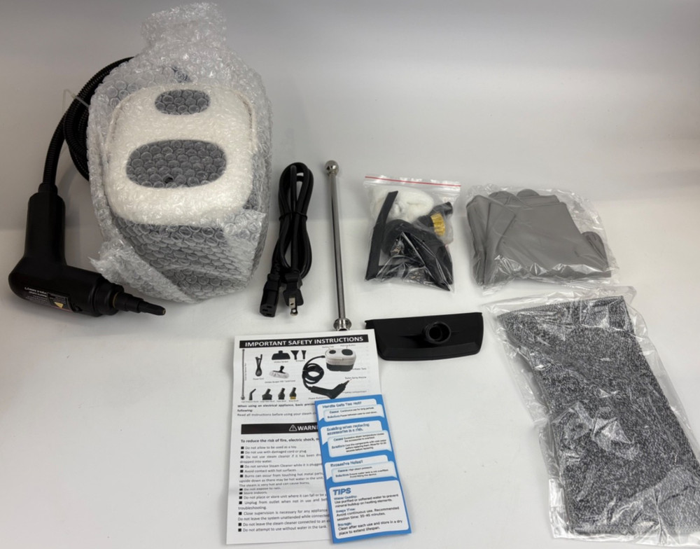 Steam Cleaner, 3-Level Adjustable Handle New