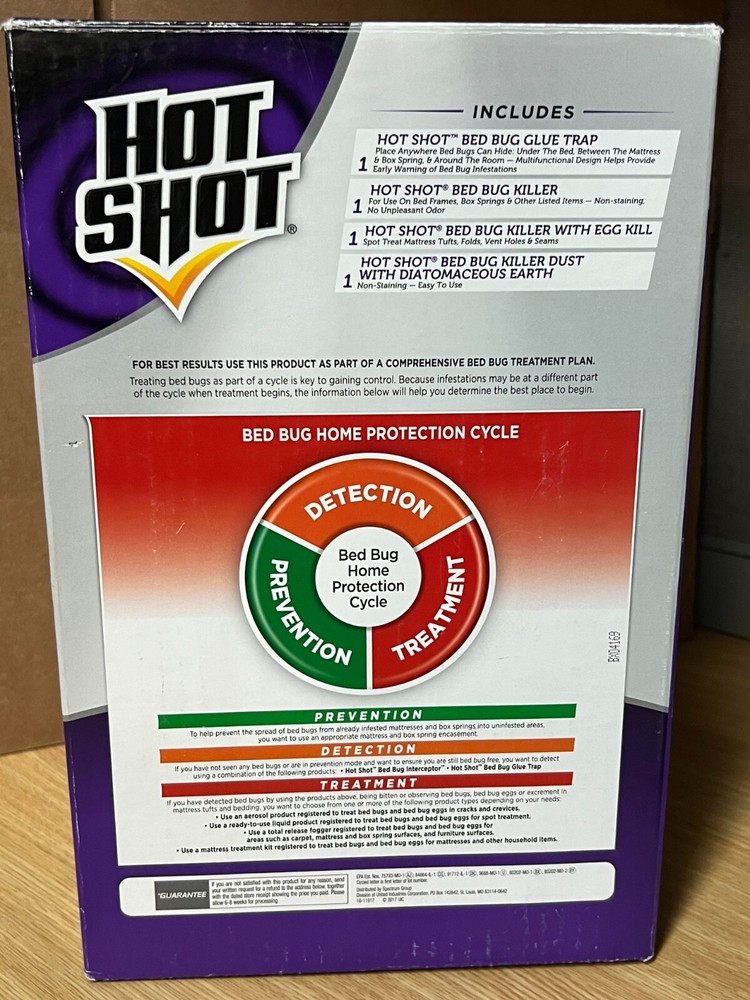 Hot Shot Bed Bug Treatment Kit For Insects