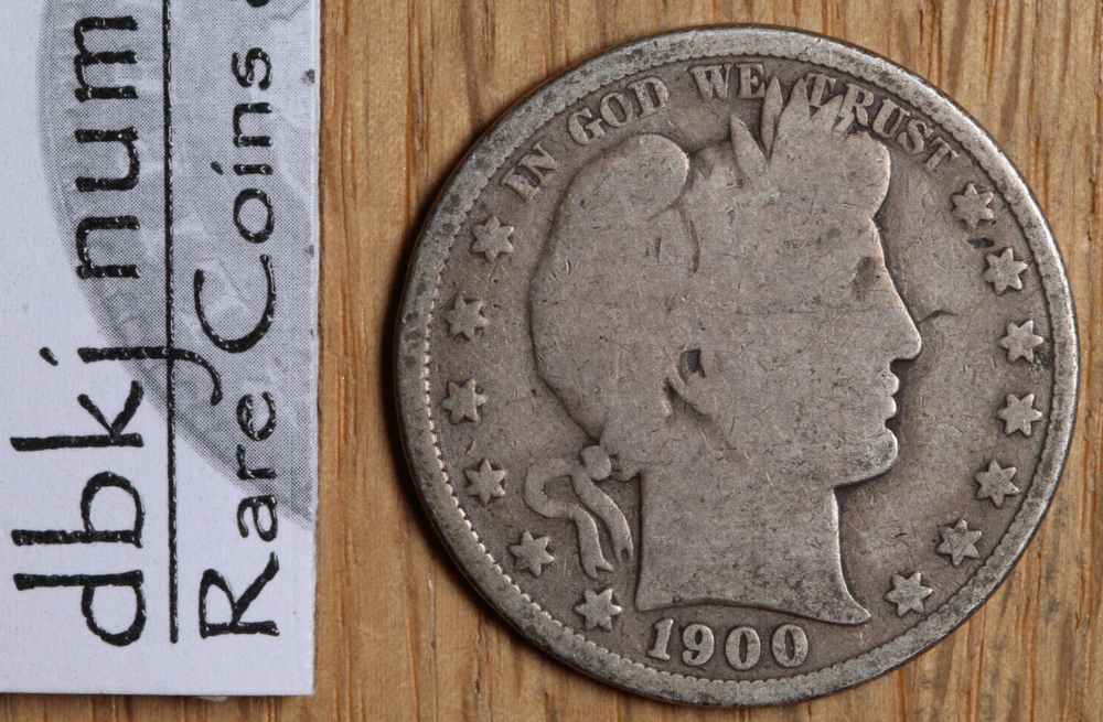 1900 (P) Barber Half Dollar - G - Good