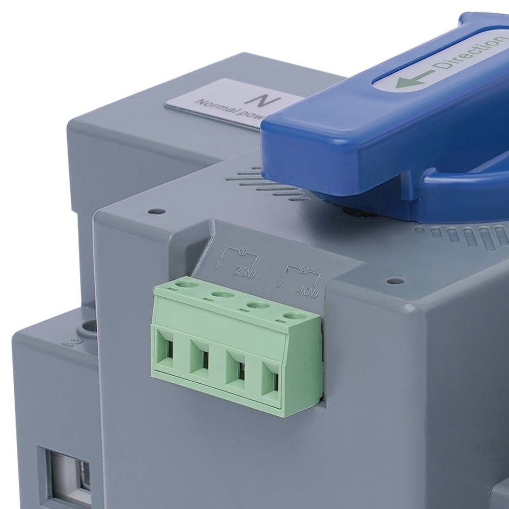 63A ATS Dual Power Automatic Transfer Switch for Generator Changeover Switch 2P