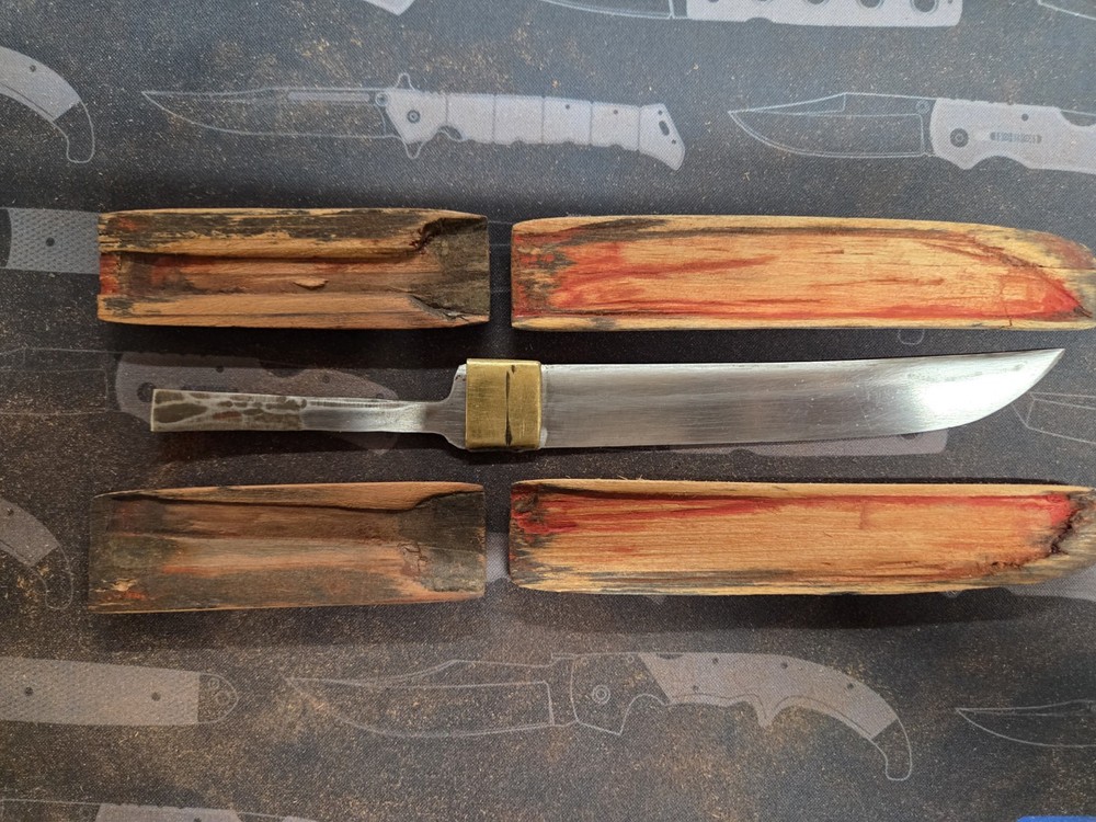 Antique Aikuchi Tanto Knife