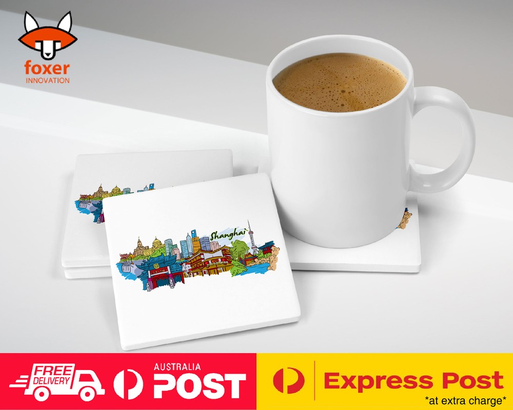 COASTER COFFEE DRINKING MAT|SHANGHAI CHINA