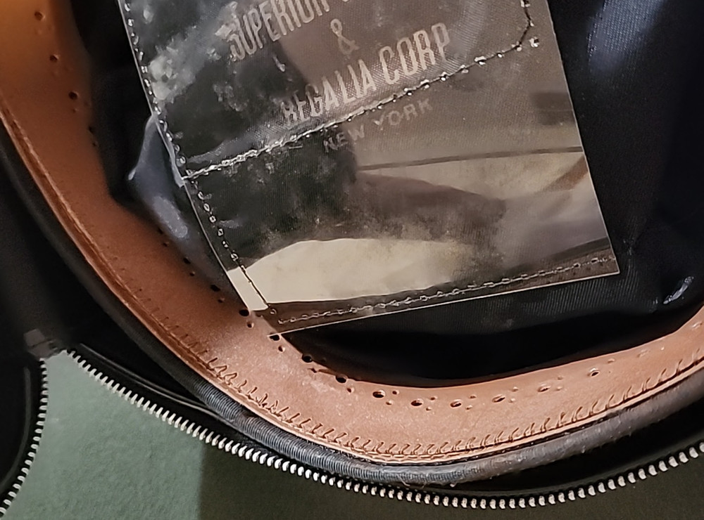 Vintage Masonic Scottish Rite Hat Cap & Box