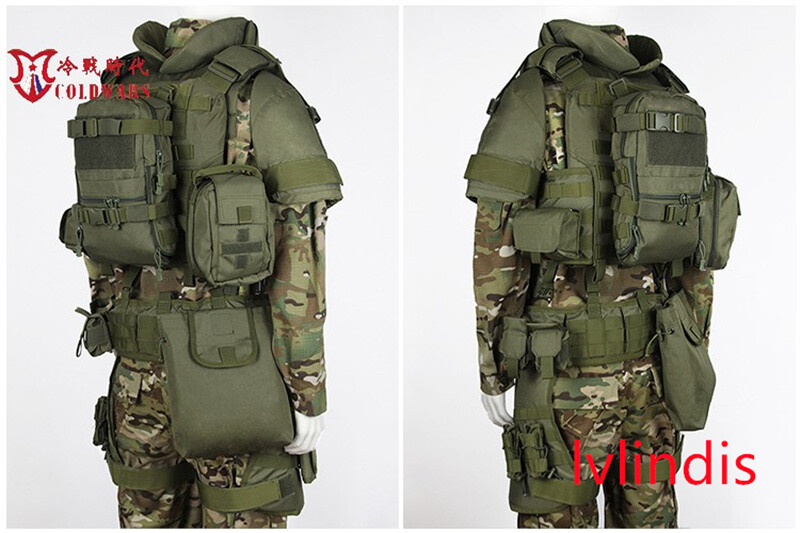 Russian Special Forces Version DCS SOBR Strategy Tactical Vest Knapsack Replica