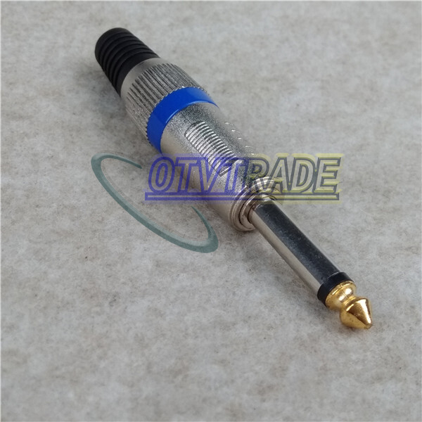 ONE 1/4" 6.35mm MicrophPatch Snake Cable TS Male Plug Connector NEW