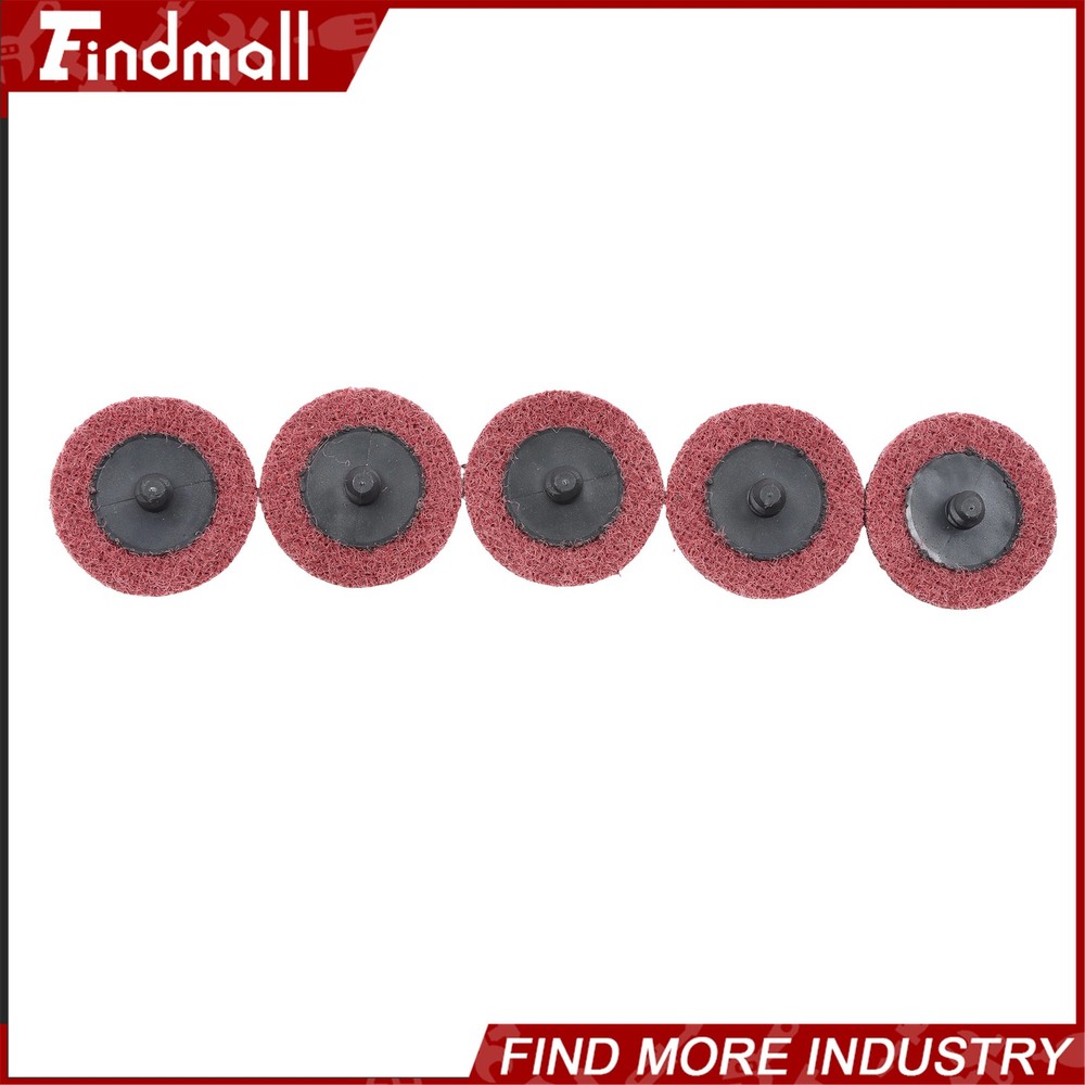 Findmall 25 Pcs 2 Inch Medium Surface Conditioning Quick Change Prep Pad Discs