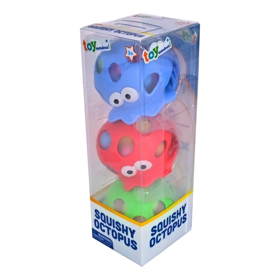 Squishy Octopus 3 Pack Stress Balls