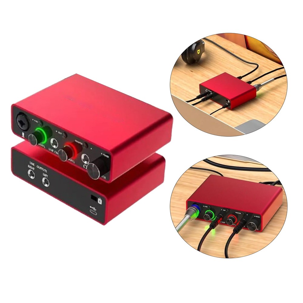 Gen USB Audio Interface with USB-C&Phantom Power (3rd Generation)