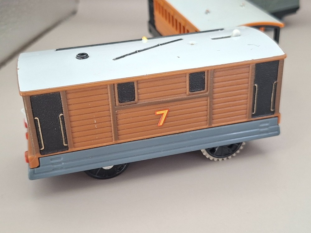 Toby Trackmaster Train Motorized - 2013 Mattel Thomas the Tank Engine - Tested