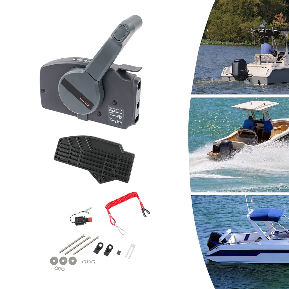 Outboard Remote Control Box Side Mount Forward Outboard Motor Remote Control Box
